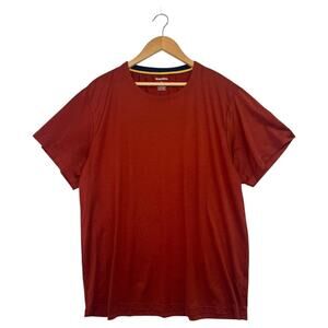 Bonobos Shirt Mens XL Brown Rust Performance Stretch Athletic Tee Lightweight